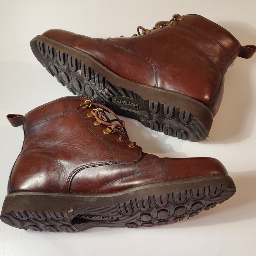 Rockport Vibram Leather Boots Waterproof Size 9.5